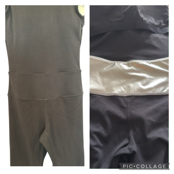 Emma Lou x the Works Black Stretchy Black Scoop Back Jumpsuit Size XL NWT - Picture 15 of 16